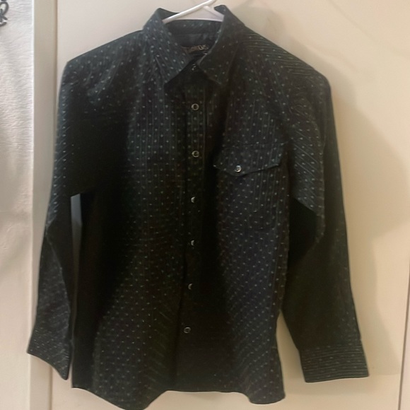 Boys Snap Up Dress Shirt - Picture 2 of 5